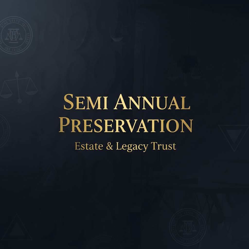 Semi - Annual Preservation — Legacy Trust Care™Legacy Trust Solution