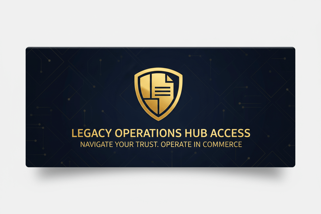 Digital AccessLegacy Operations Hub AccessLegacy Trust Solution